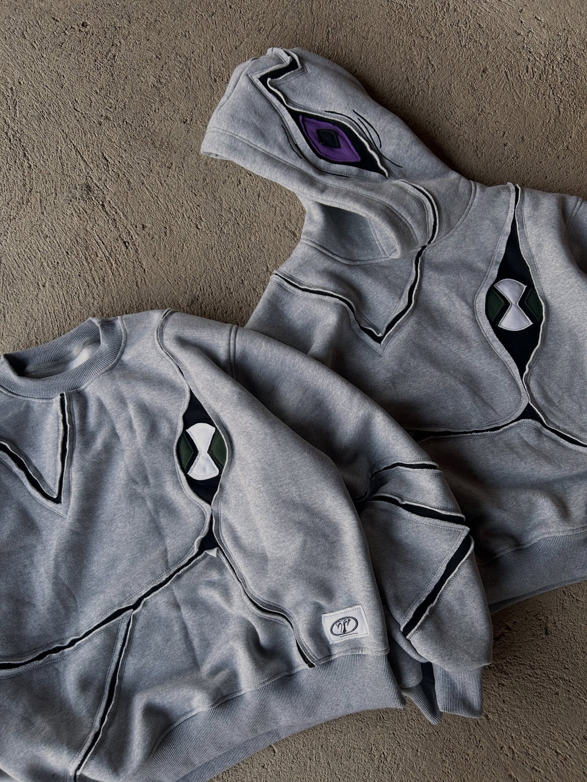 Fracture Patchwork Fleece