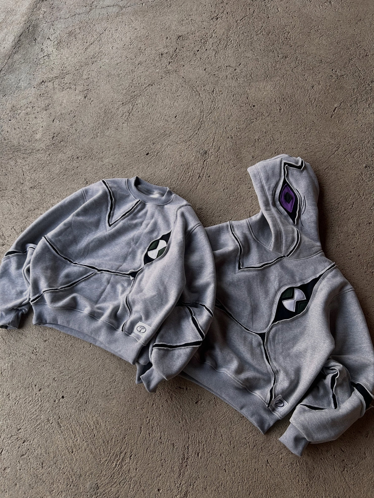 Fracture Patchwork Fleece