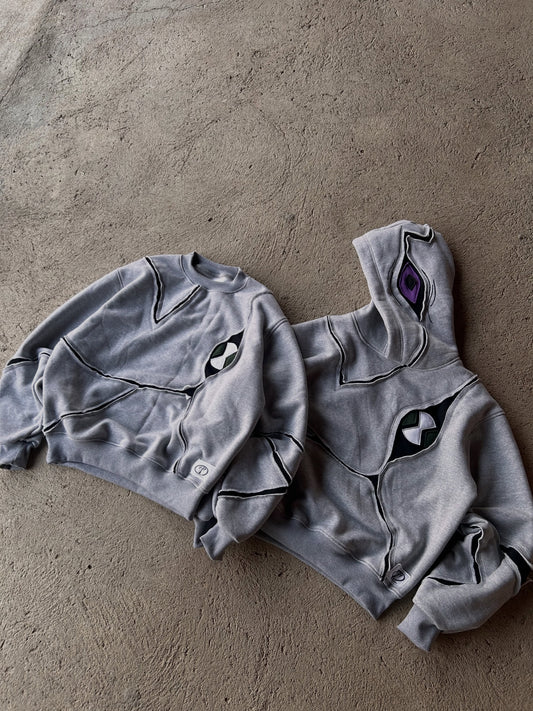 Fracture Patchwork Fleece