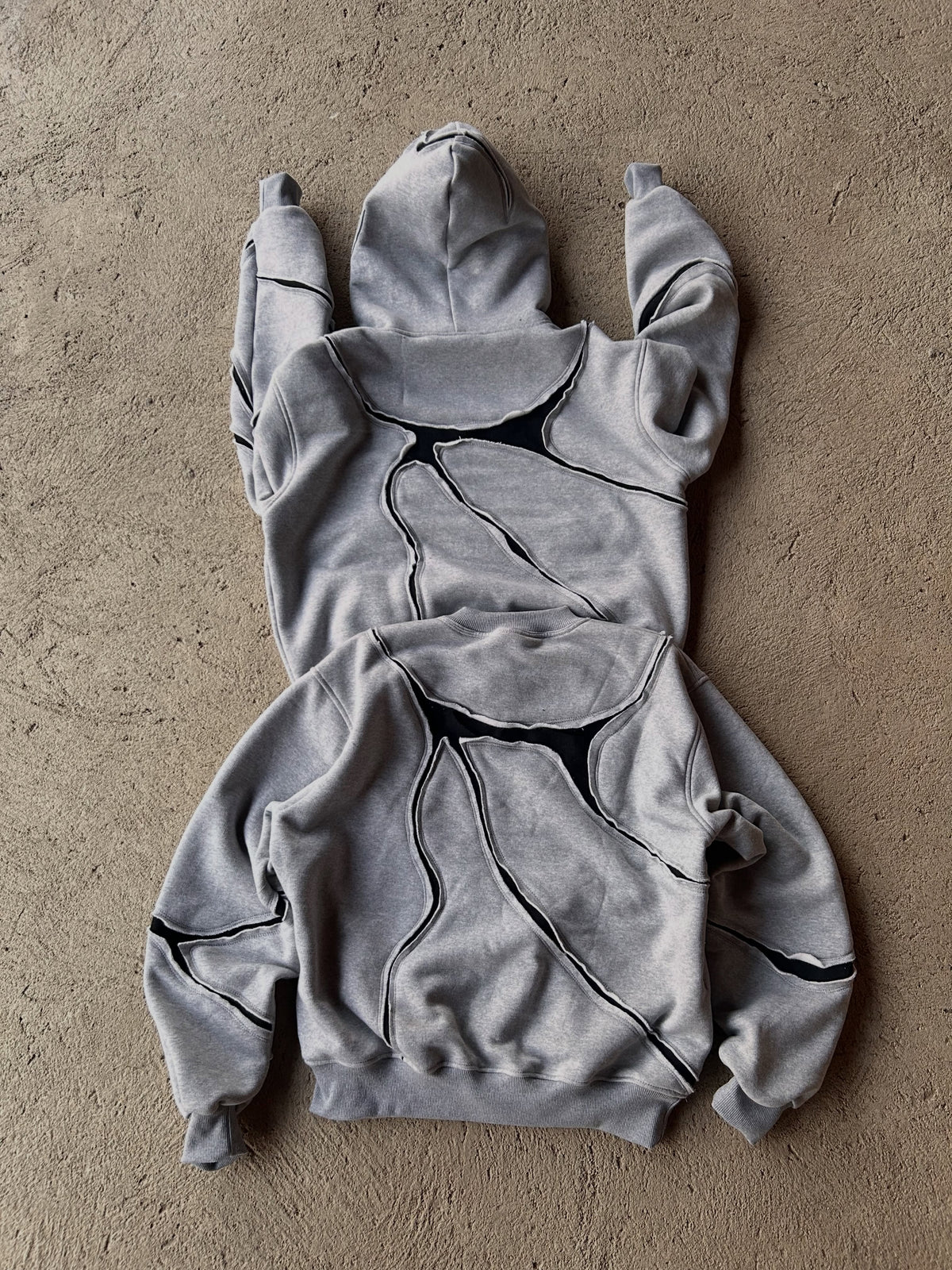 Fracture Patchwork Fleece